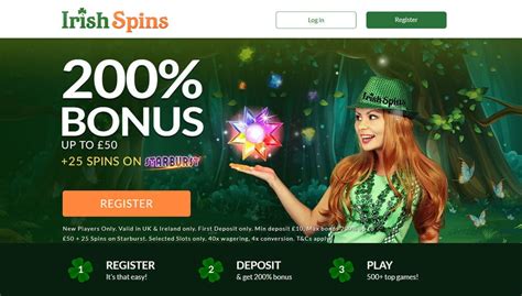 Irish spins casino login